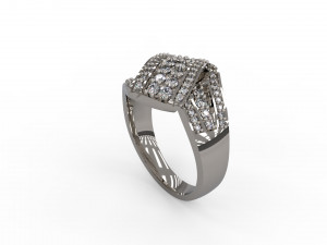 woman solitaire ring 133 3D 프린트 모델