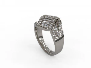 kadın tektaş y&uuml;z&uuml;k 133 3D Baskı Modeli