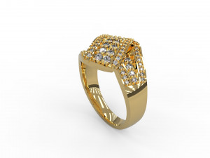 woman solitaire ring 133 3D Baskı Modeli