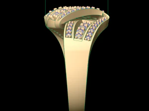 woman solitaire ring 133 3D Print Model