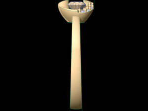 woman solitaire ring 135 3D प्रिंट मॉडल