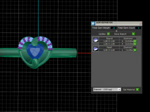 woman solitaire ring 135 3D Print Model