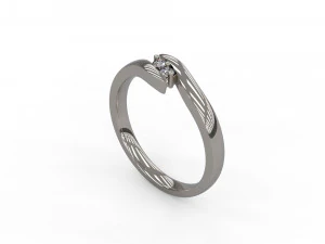 alian&ccedil;a de casamento feminina 137 Modelo de Impressão 3D