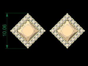 earring 60 3D Print Model