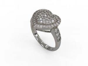 anel solit&aacute;rio feminino 139 Modelo de Impressão 3D