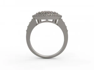 woman solitaire ring 139 3D Print Model
