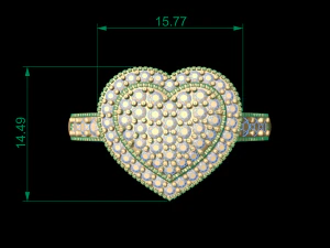 woman solitaire ring 139 3D Print Model