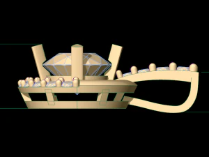 pingente 80 Modelo de Impressão 3D