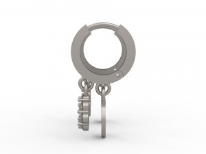 earring 61 3D Принт Модель