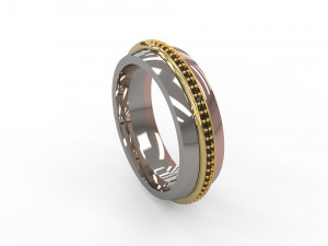 men band ring 29 3D Print Model