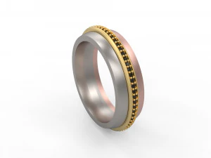 men band ring 29 3D Print Model
