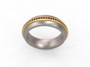 men band ring 29 Model Cetak 3D