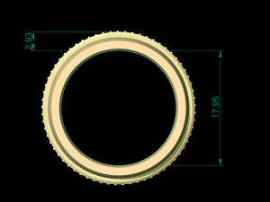 men band ring 29 Model Cetak 3D