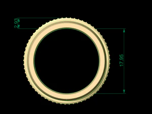 men band ring 29 3D Print Model