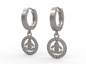 earring 62 3Dプリントモデル