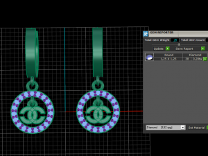 earring 62 3Dプリントモデル