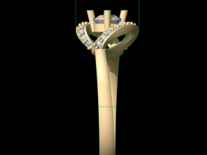 woman solitaire ring 146 3Dプリントモデル
