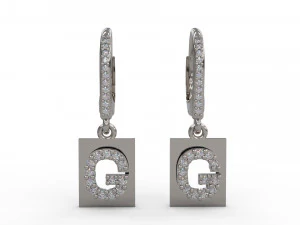 серьга 63 3D Принт Модель