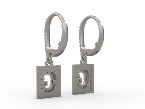 earring 63 3D प्रिंट मॉडल