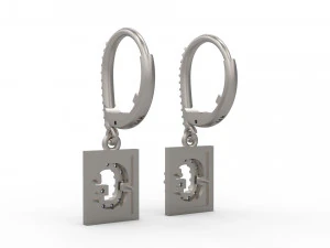earring 63 3D Print Model