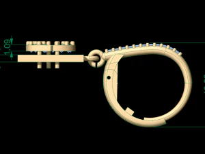 earring 63 3D Print Model