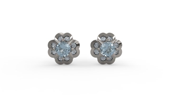 earring 64 3D प्रिंट मॉडल .c4d .max .obj .3ds .fbx .stl .blend 