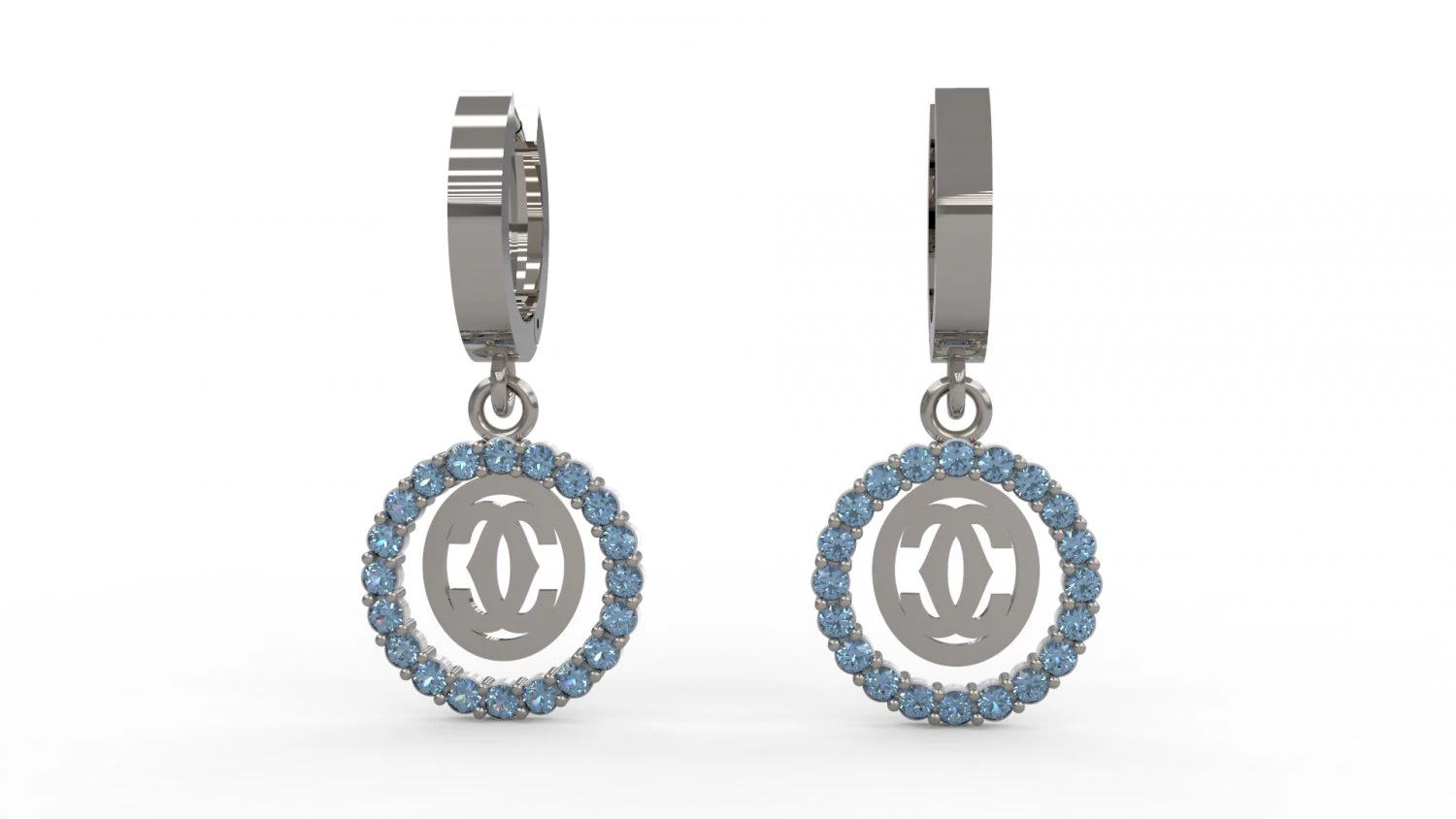 earring 65 3D Print Model .c4d .max .obj .3ds .fbx .stl .blend