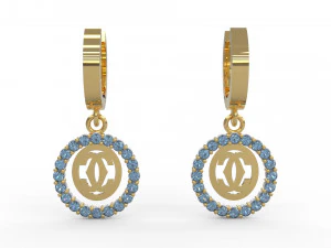 earring 65 3D Print Model