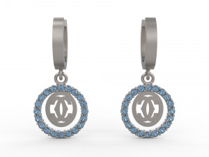 earring 65 3D Druckmodell
