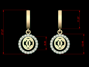 earring 65 3D Druckmodell