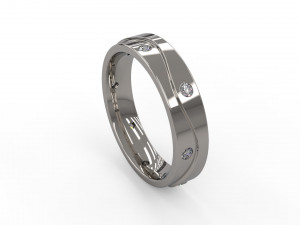 woman wedding band 150 3D Print Model