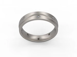 woman wedding band 150 3D Print Model