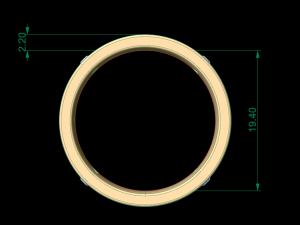 woman wedding band 150 3D printmodel