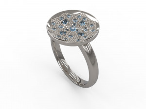 woman solitaire ring 151 3D Print Model