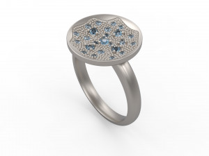 woman solitaire ring 151 Modelo de impresión 3D