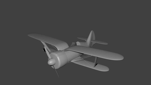 i-153 3Dモデル .c4d .max .obj .3ds .fbx .stl .blend 