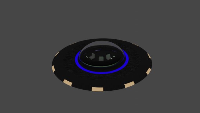 ufo 3D Model .c4d .max .obj .3ds .fbx .stl .blend 