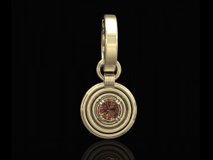 rounds earrings with hoop Modelo de impresión 3D