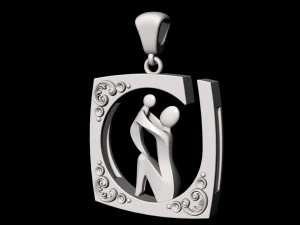 mothers day pendant 3D Print Model