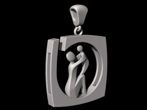 mothers day pendant 3D Print Model