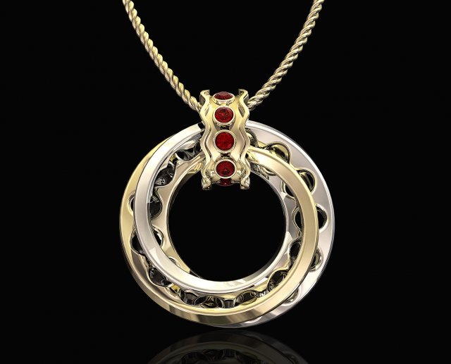 mobius band pendant 3D Baskı Modeli .c4d .max .obj .3ds .fbx .stl .blend 