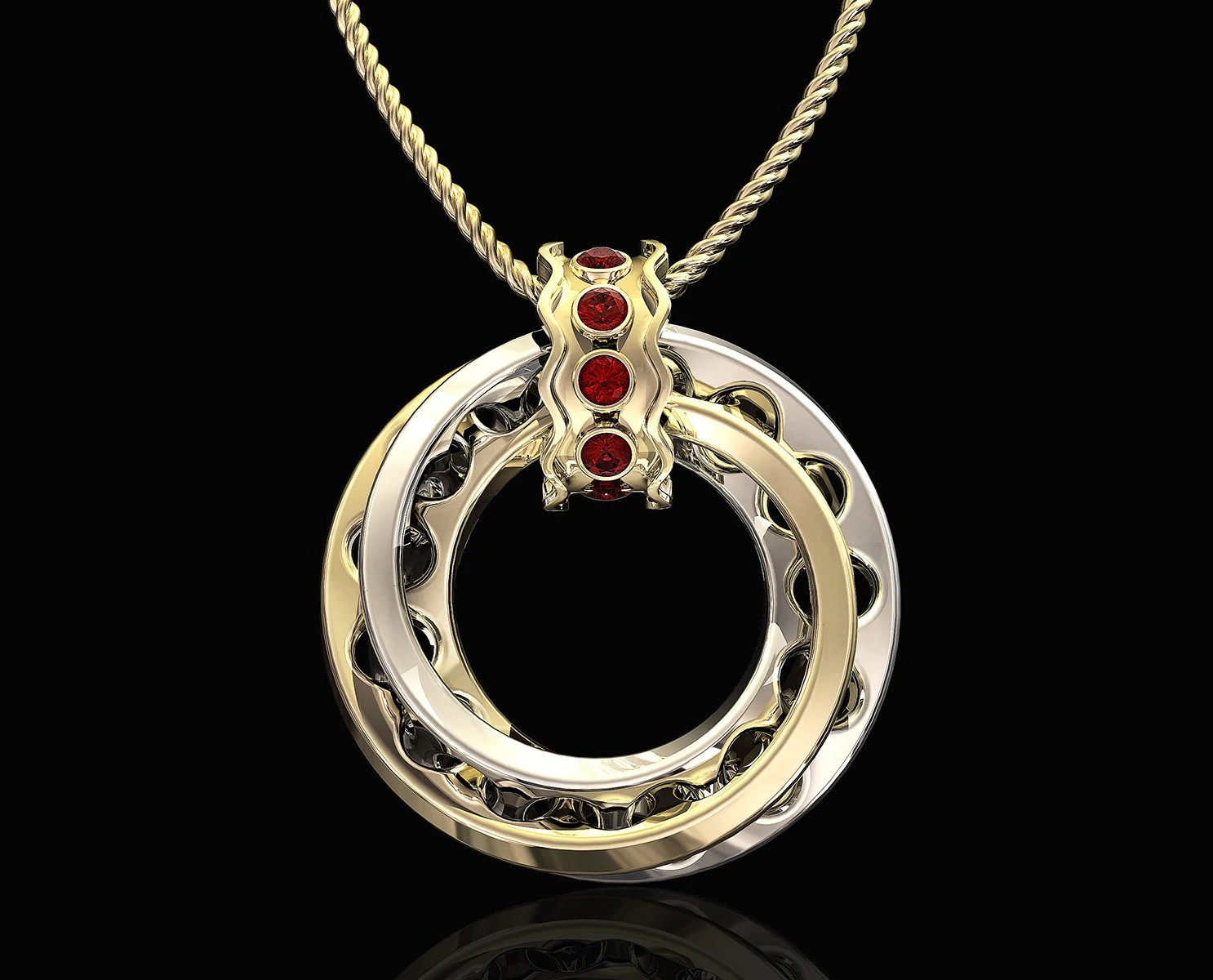 mobius band pendant 3D Print Model .c4d .max .obj .3ds .fbx .stl .blend