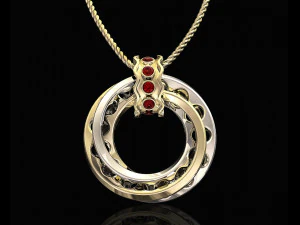 кулон з стрічкою Мебіуса 3D Принт Модель