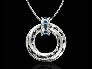 mobius band pendant 3D Baskı Modeli