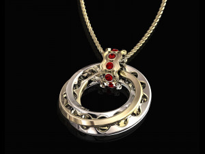 mobius band pendant 3D Baskı Modeli