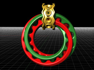mobius band pendant 3D Baskı Modeli