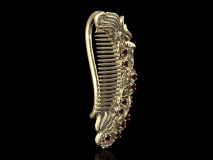 dragon comb earrings 3D 打印模型