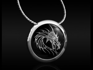 dragon pendant for men Modello di stampa 3D