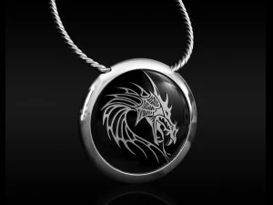 dragon pendant for men 3D Print Model
