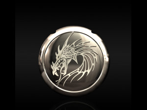 dragon pendant for men Modello di stampa 3D